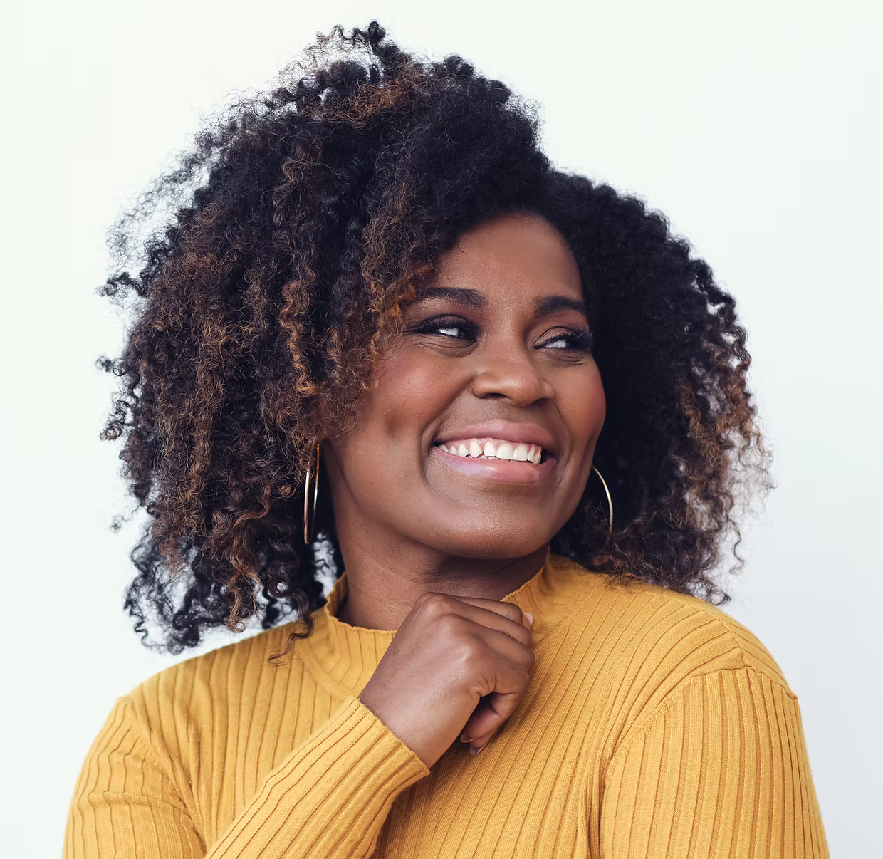 Smiling woman representing WiPay customers